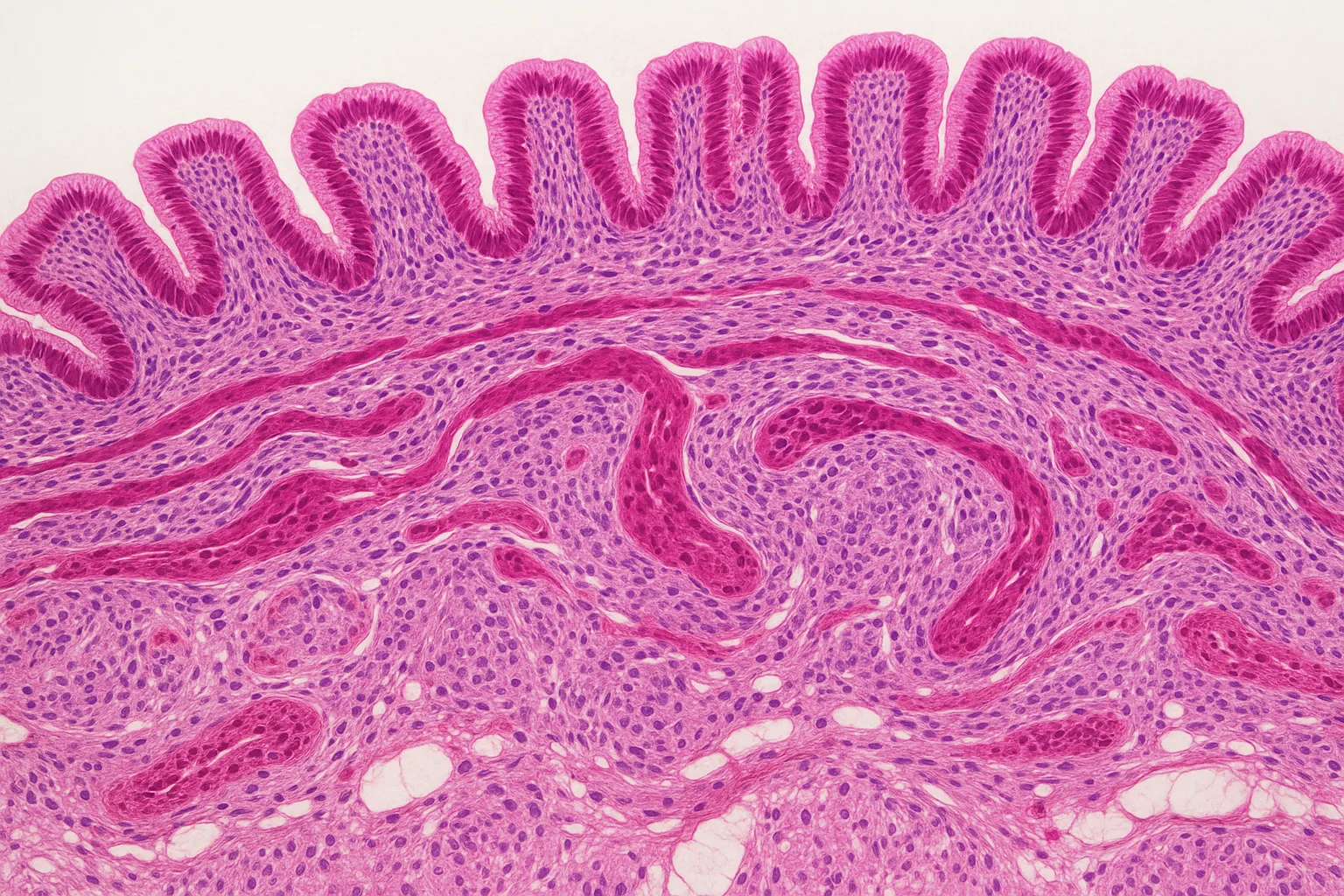 Histology cross-section detail